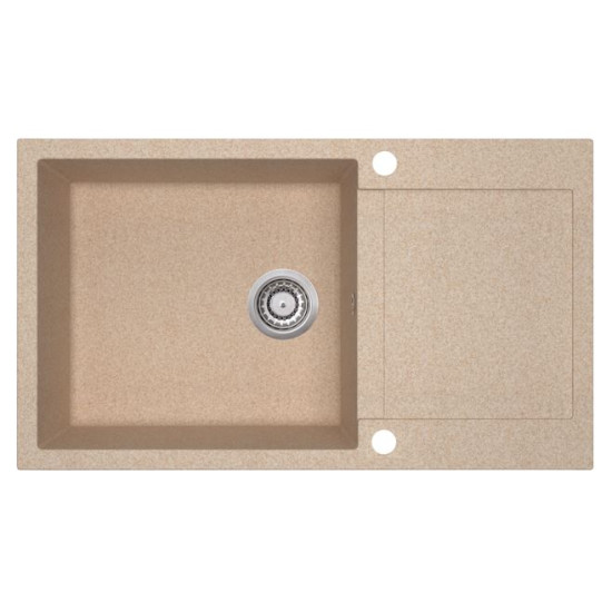 Evido EVIDO Cubo XL 6S compact gránit mosogató,860 x 500 mm, avena 105725 Gránit mosogatótálca