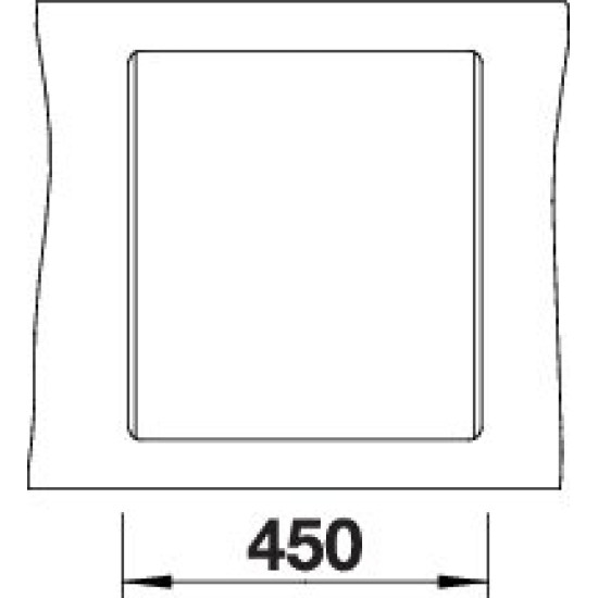 Blanco DALAGO 45-F alumetál exc. 517167 Gránit mosogatótálca