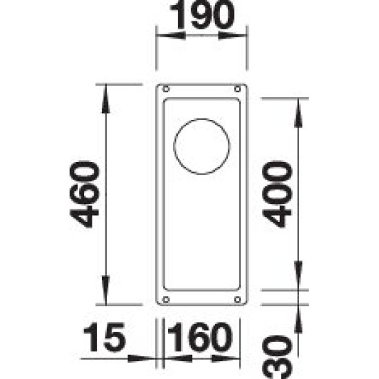 Blanco SUBLINE 160-U kávé exc.n. 523405 Gránit mosogatótálca