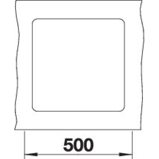 Blanco SUBLINE 400-F antracit exc.n., SZINTBE ÉPÍTÉS 523475 Gránit mosogatótálca