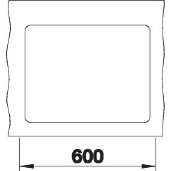 Blanco SUBLINE 340/160-F palasz. e.n., SZINTBE ÉPÍTÉS 523569 Gránit mosogatótálca