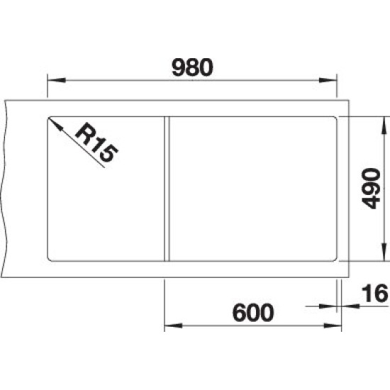 Blanco ZENAR XL 6S DGP fehér fa t. 524056 Gránit mosogatótálca