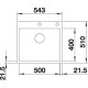 Blanco SUBLINE 500-IF/A antracit exc. 524111 Gránit mosogatótálca