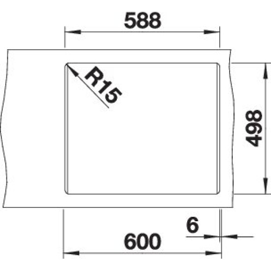 Blanco ETAGON 6 palaszürke tart., exc. 524530 Gránit mosogatótálca