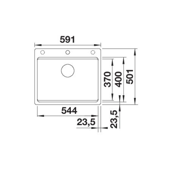 Blanco ETAGON 6-F antracit tart., exc.n., SZINTBE ÉPÍTÉS 527683 Gránit mosogatótálca