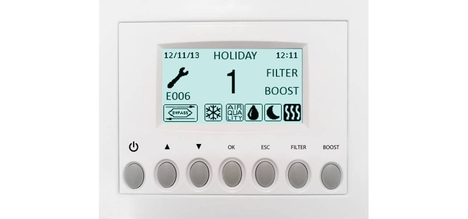 Aerauliqa AERAULIQA - Szabályozó egység nem süllyesztett CTRL-DSP (QR350-400-550ABP-590E) Vezérlő modul