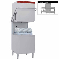 Diamond DCR37/6-AC/A Ipari átadó rendszerű mosogatógép