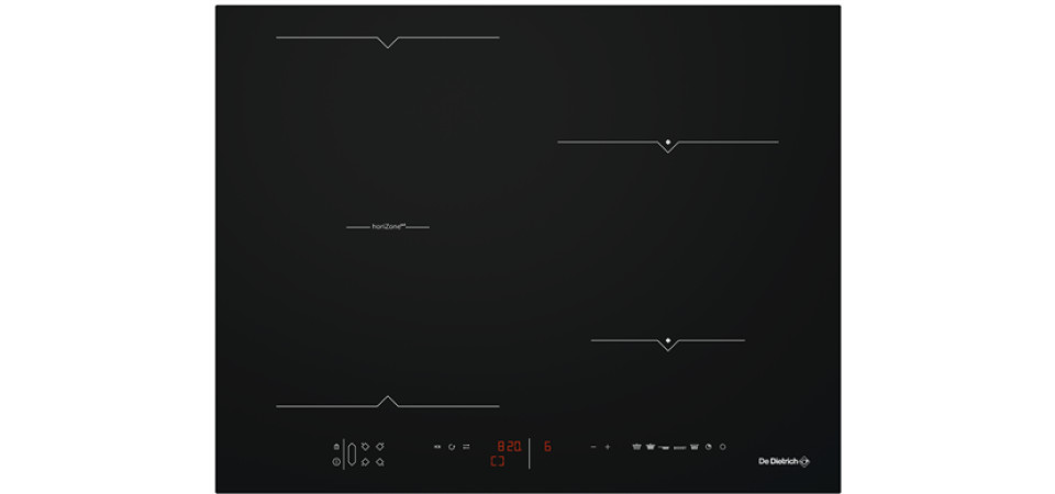 De Dietrich DPI7654 indukciós főzőlap DPI7654B Beépíthető indukciós főzőlap