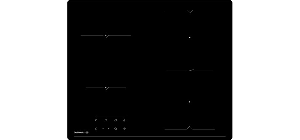 De Dietrich üvegkerámia főzőlap DPV265HB Beépíthető kerámia főzőlap
