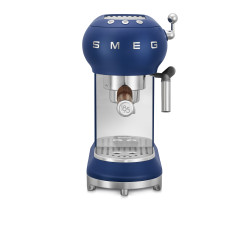 SMEG retro kávéfőző+kávédaráló, tengerészkék ECF01LVEU.SET Komplex robotgép