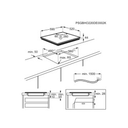 Electrolux EIV63443CT Beépíthető indukciós főzőlap