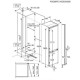 Electrolux ENP7MD19S Beépíthető kombinált alul fagyasztós hűtő