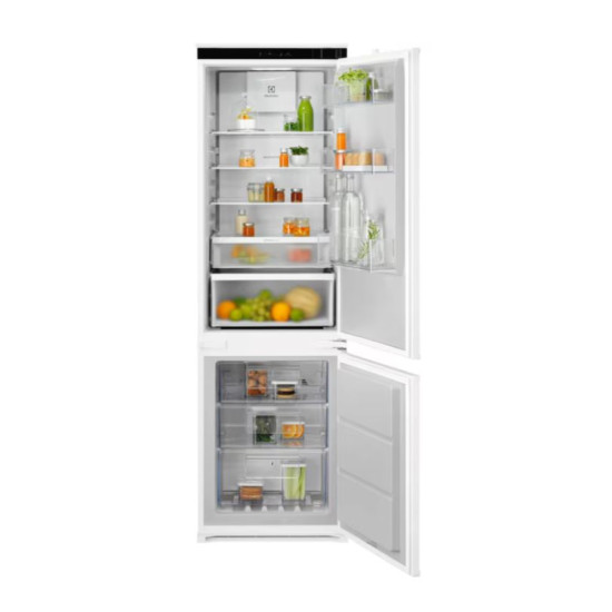 Electrolux ENT6MD18S3 Beépíthető kombinált alul fagyasztós hűtő