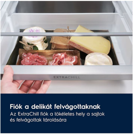 Electrolux ENT6MD18S3 Beépíthető kombinált alul fagyasztós hűtő