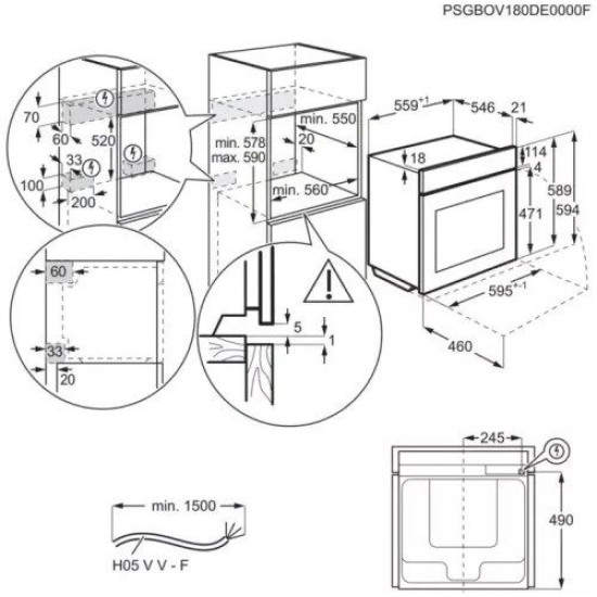 Electrolux EOA9S31WZ Beépíthető gőzsütő