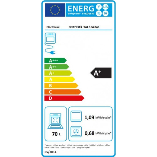 Electrolux EOB7S31X Beépíthető gőzsütő