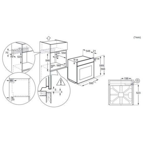 Electrolux EOC6H76X Beépíthető gőzsütő