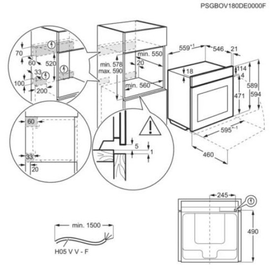 Electrolux EOC9P31WX Beépíthető gőzsütő