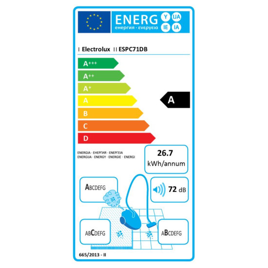 Electrolux ESPC71DB Porzsák nélküli porszívó