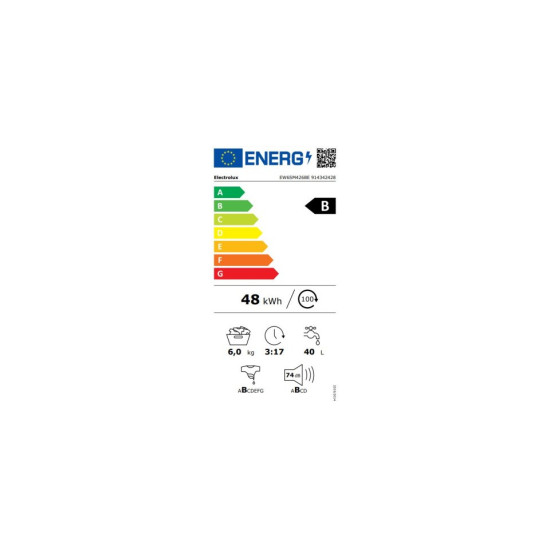 Electrolux EW6SM426BE Elöltöltős mosógép