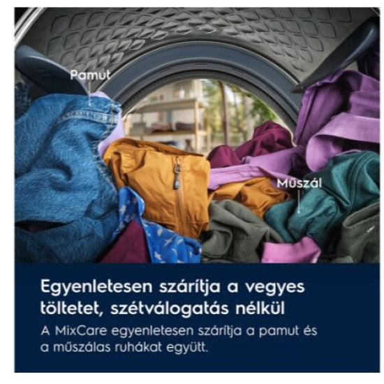 Electrolux EW7D394UE Hőszivattyús szárítógép