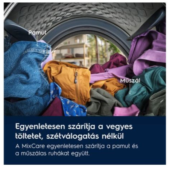 Electrolux EW7D495UCE Hőszivattyús szárítógép