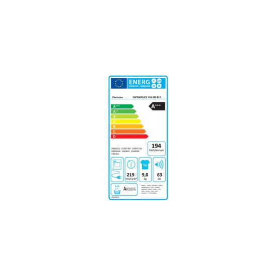 Electrolux EW7D495UCE Hőszivattyús szárítógép