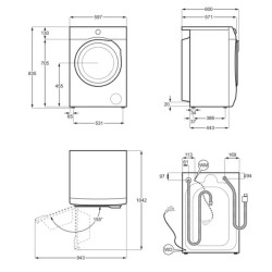 Electrolux EW7W5697QE Mosó-szárítógép