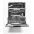 De Dietrich FDD1422 teljesen integrált mosogatógép FDD1422QJ Beépíthető 12-15 terítékes mosogatógép
