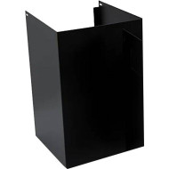 Falmec FALMEC - Páraelszívó csőtakaró kürtő Virgola matt fekete 185 mm magas Szellőztető ventilátor tartozékok