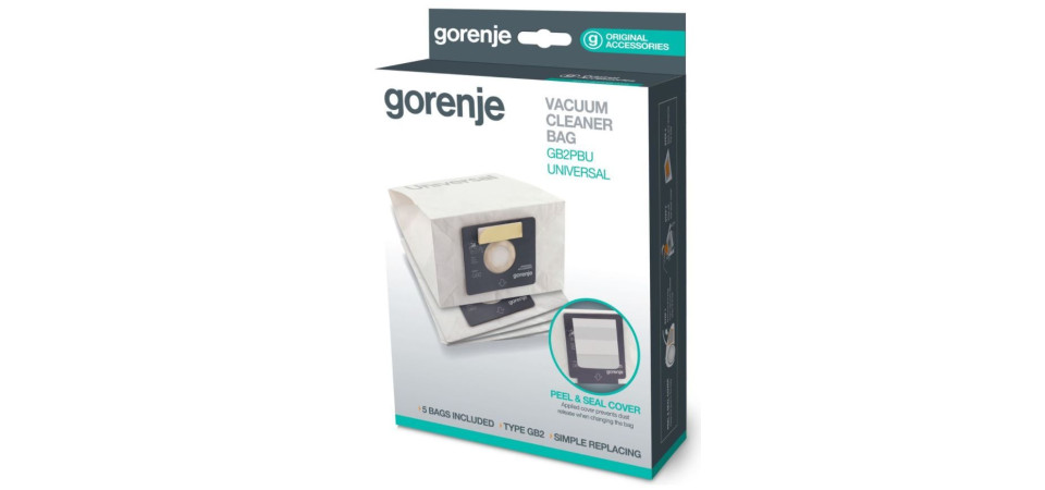 Gorenje GB25DBPAPÍRPORZSÁKBEMENETIMOTORSZŰRŐVEL Porzsák