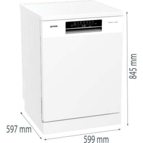 Gorenje GS643E90W 12-16 terítékes mosogatógép