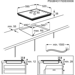 AEG HK654070FB Beépíthető kerámia főzőlap