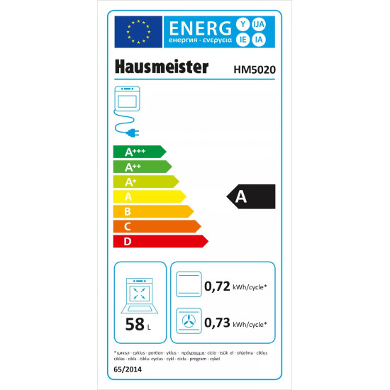 Hausmeister HM5020ML Kombinált tűzhely