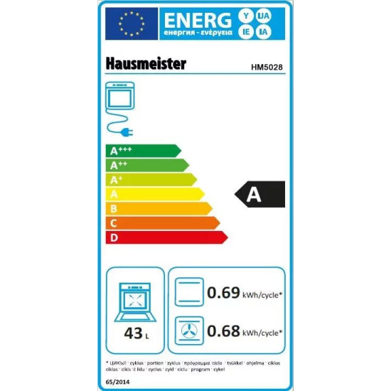 Hausmeister HM5028 Kerámia tűzhely
