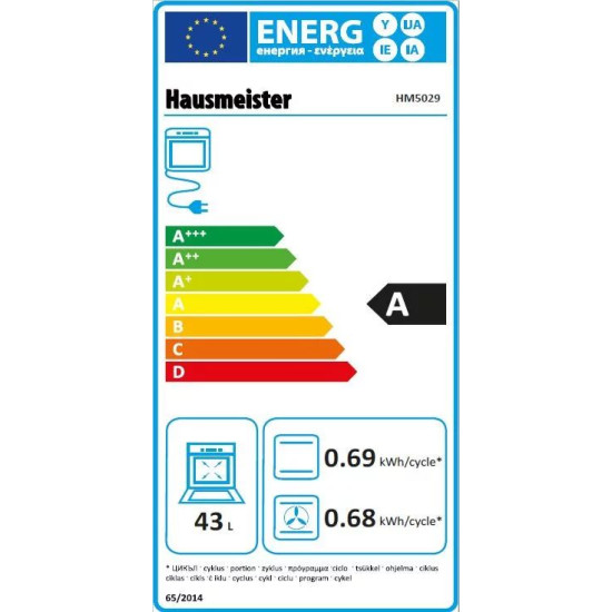 Hausmeister HM5029 Kerámia tűzhely