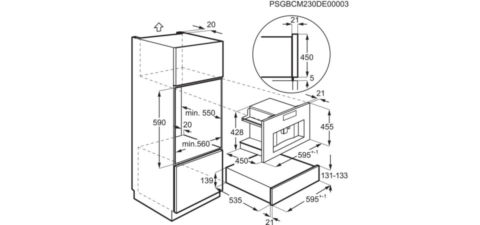 AEG KKK994500T Beépíthető automata kávéfőző