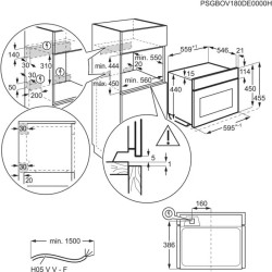 AEG KMK721880B Beépíthető kompakt sütő