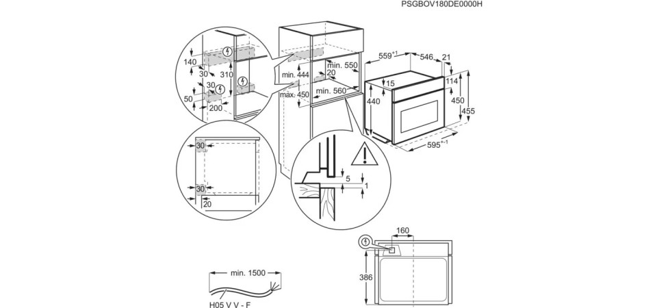 AEG KMK965090T Beépíthető kompakt sütő és mikró