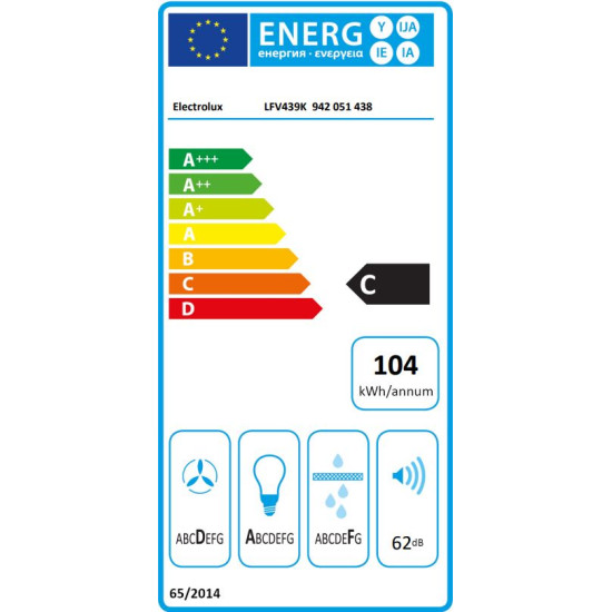 Electrolux LFV439K Kürtős páraelszívó