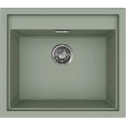 Elleci ELLECI - Mosogatótálca Sintesi 105 K82 Sage Green inox tartozékokkal LKS10582 Kerámia mosogatótálca