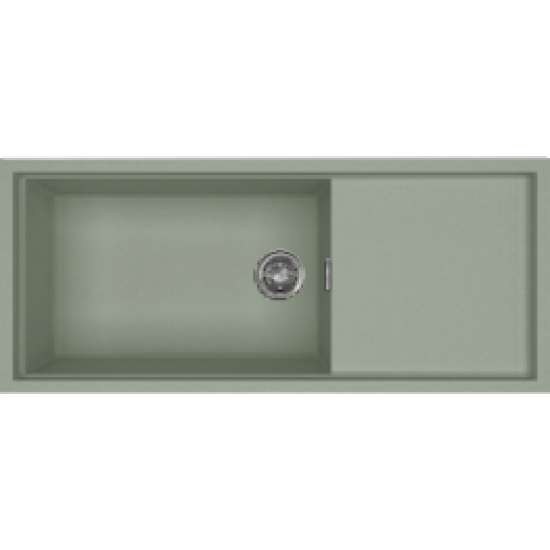 Elleci ELLECI - Mosogatótálca Sintesi 510 K82 Sage Green inox tartozékokkal LKS51082 Kerámia mosogatótálca