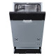 Midea MID45S110HR Beépíthető 9-10 terítékes mosogatógép