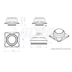 VILPE VILPEÂR E220S tetőventilátor + IS, fekete Szellőztető ventilátor tartozékok