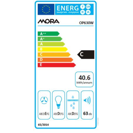 Mora OP630W Hagyományos páraelszívó