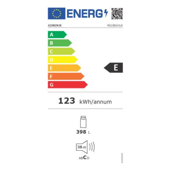 Gorenje R619EAXL6 Egyajtós hűtőszekrény