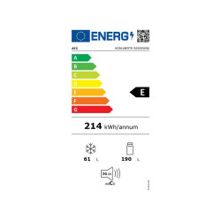 AEG SCE618E5TS Beépíthető kombinált alul fagyasztós hűtő