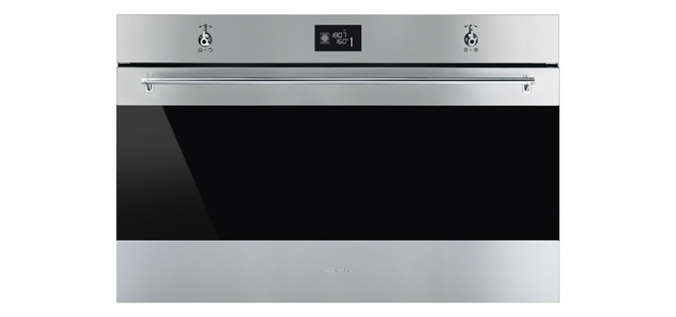 SMEG SMEG HŐLÉGKEVERÉSES SÜTŐ, Classica design, 90 cm, LCD, inox SF9390X1 Beépíthető villany sütő