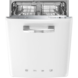 SMEG STFAB retro beépíthető mosogatógép STFABWH3 Beépíthető 12-15 terítékes mosogatógép