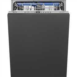 SMEG STL323 teljesen integrált mosogatógép STL323BL Beépíthető 12-15 terítékes mosogatógép